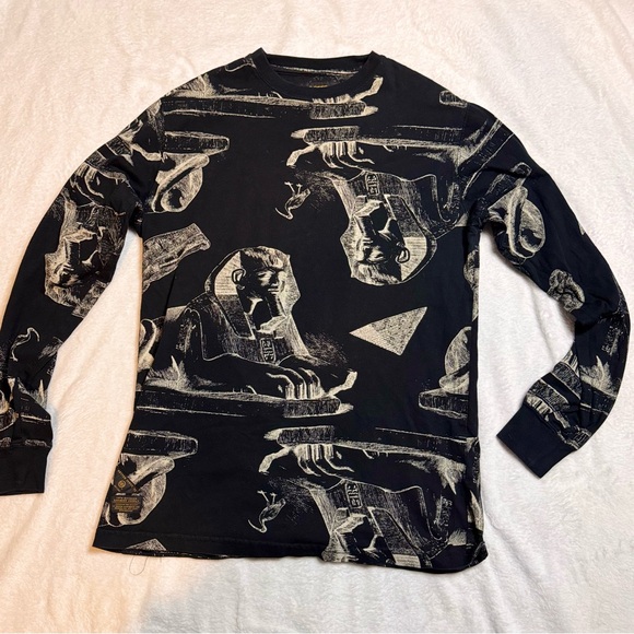 10.Deep Other - 10 Deep Shirt Mens Small S Egyptian‎ Long Sleeve Cotton Pre Owned Top